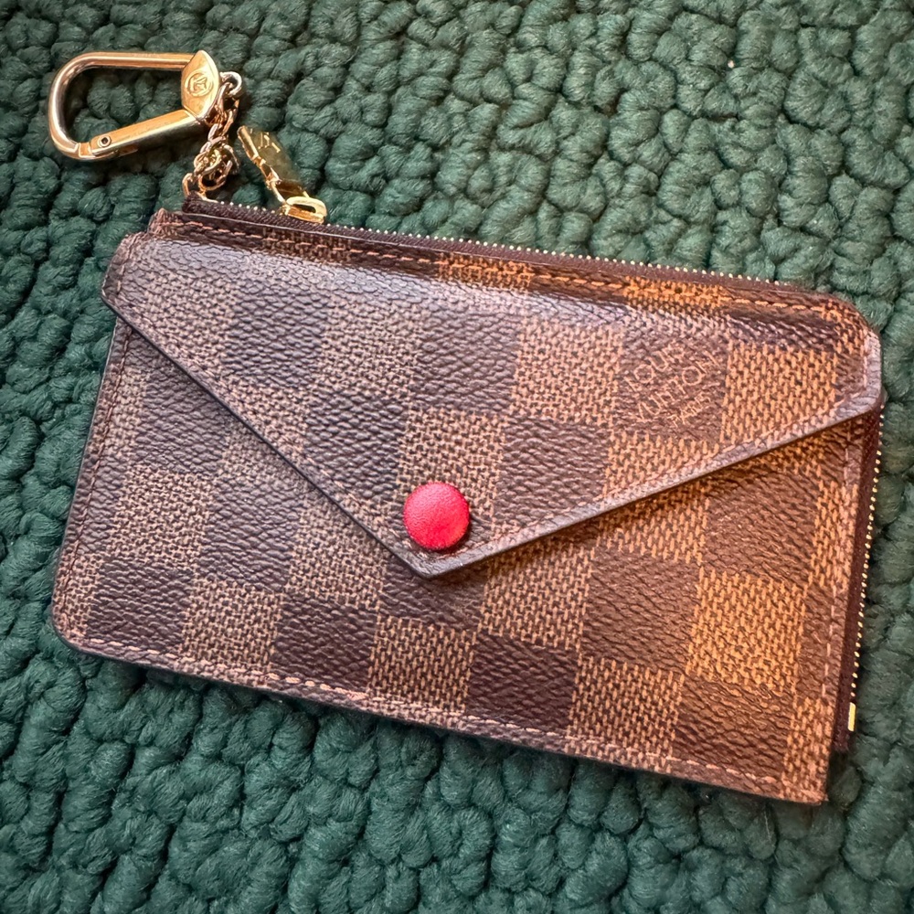 Louis Vutton Recto Verso Damier Ebene key card holder